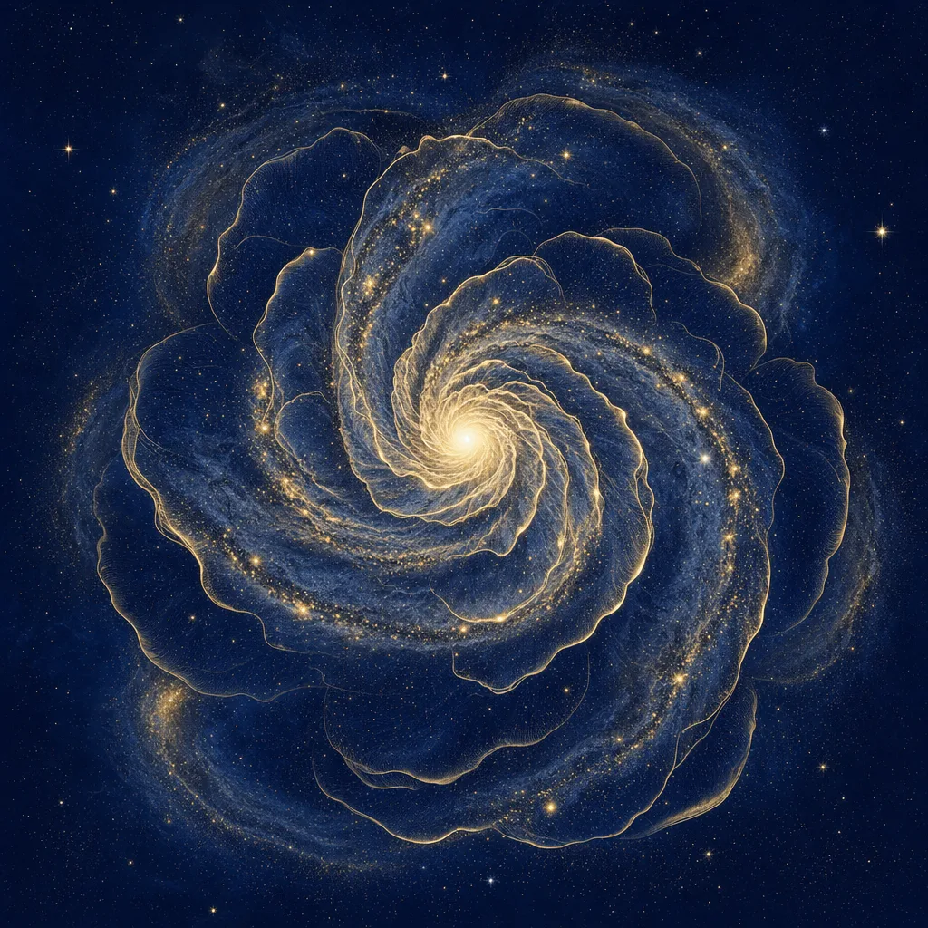 Exhibit plate: a spiral bloom of starlight