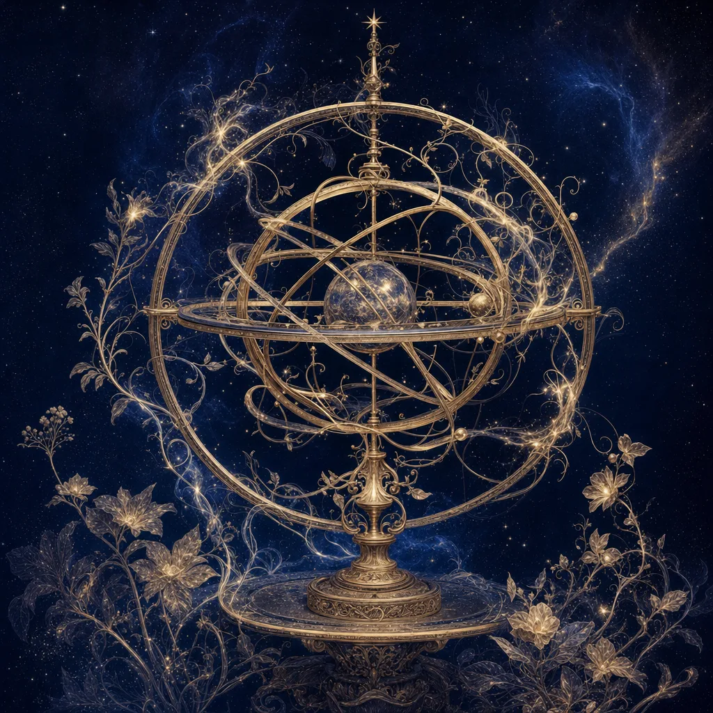 Exhibit plate: an astronomical instrument grown from nebula flora